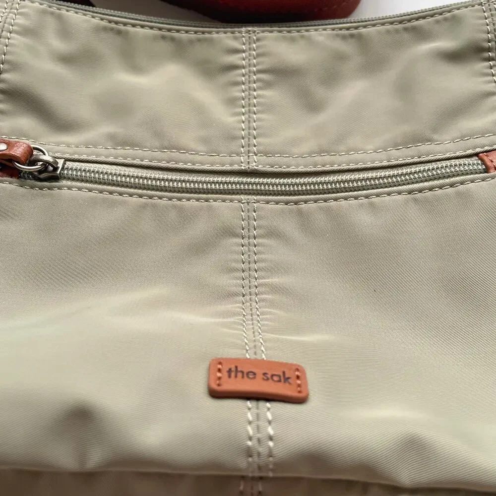 The Sak Green Nylon Casual Cross Body Purse - Picture 2 of 8